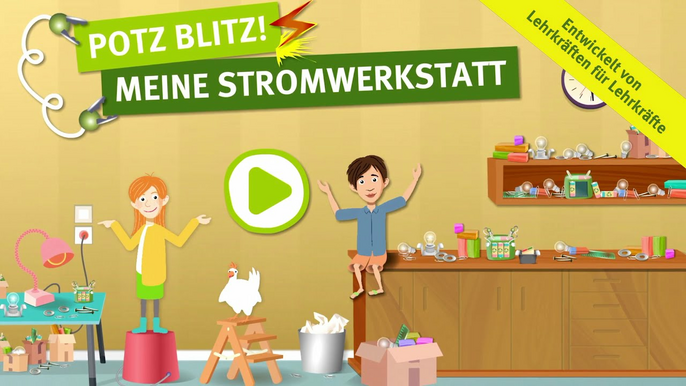 Video: "Potz Blitz! Meine Stromwerkstatt", die neue NaWi-App für Klasse 3/4